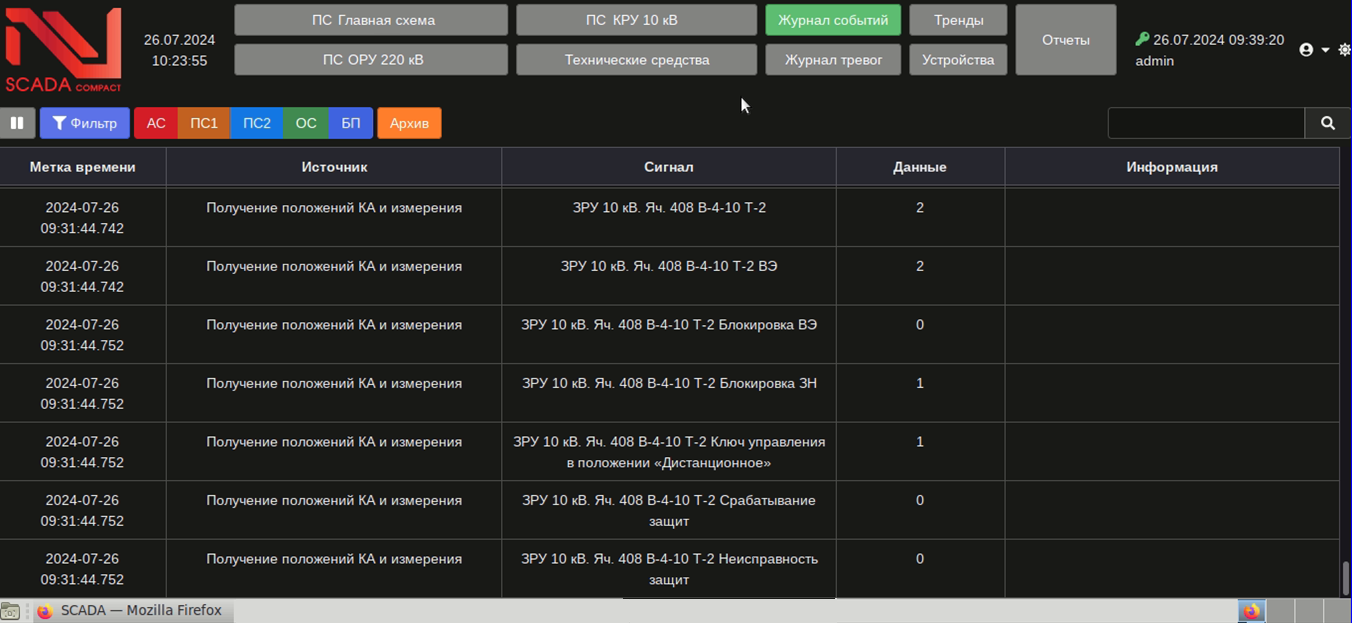 главная страница сайта 